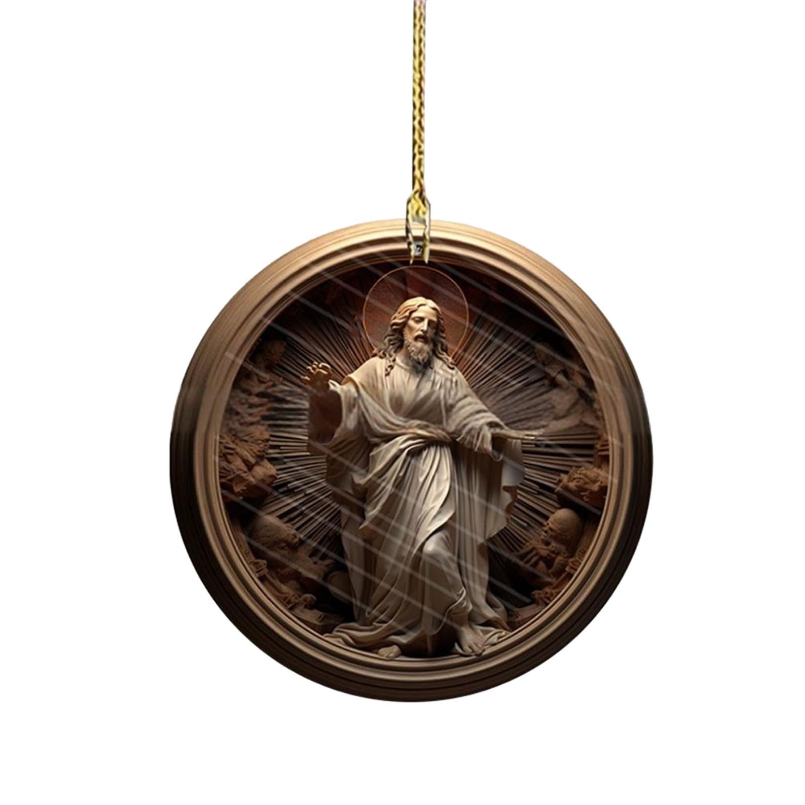 KAQNTUD Impregnable Oriented Christmas Decoration Car Inner Deck Polyacrylate Creation for Appropriate Decoration Office Home Car Mood Ornament