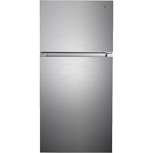 Kenmore 30 in. 18.1 cu. ft. Capacity Refrigerator/Freezer with Adjustable Glass Shelving, Humidity Control Crispers, Ice Maker, ENERGY STAR Certified, Fingerprint Resistant Stainless Steel