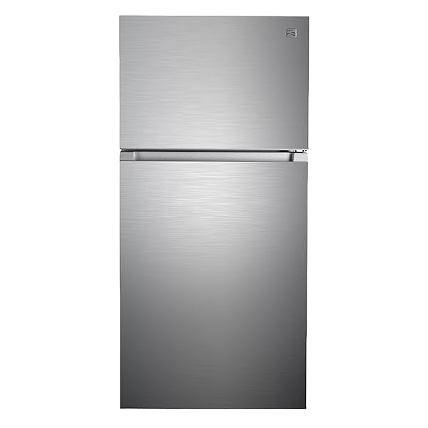 Kenmore 30 in. 18.1 cu. ft. Capacity Refrigerator/Freezer with Adjustable Glass Shelving, Humidity Control Crispers, Ice Maker, ENERGY STAR Certified, Fingerprint Resistant Stainless Steel