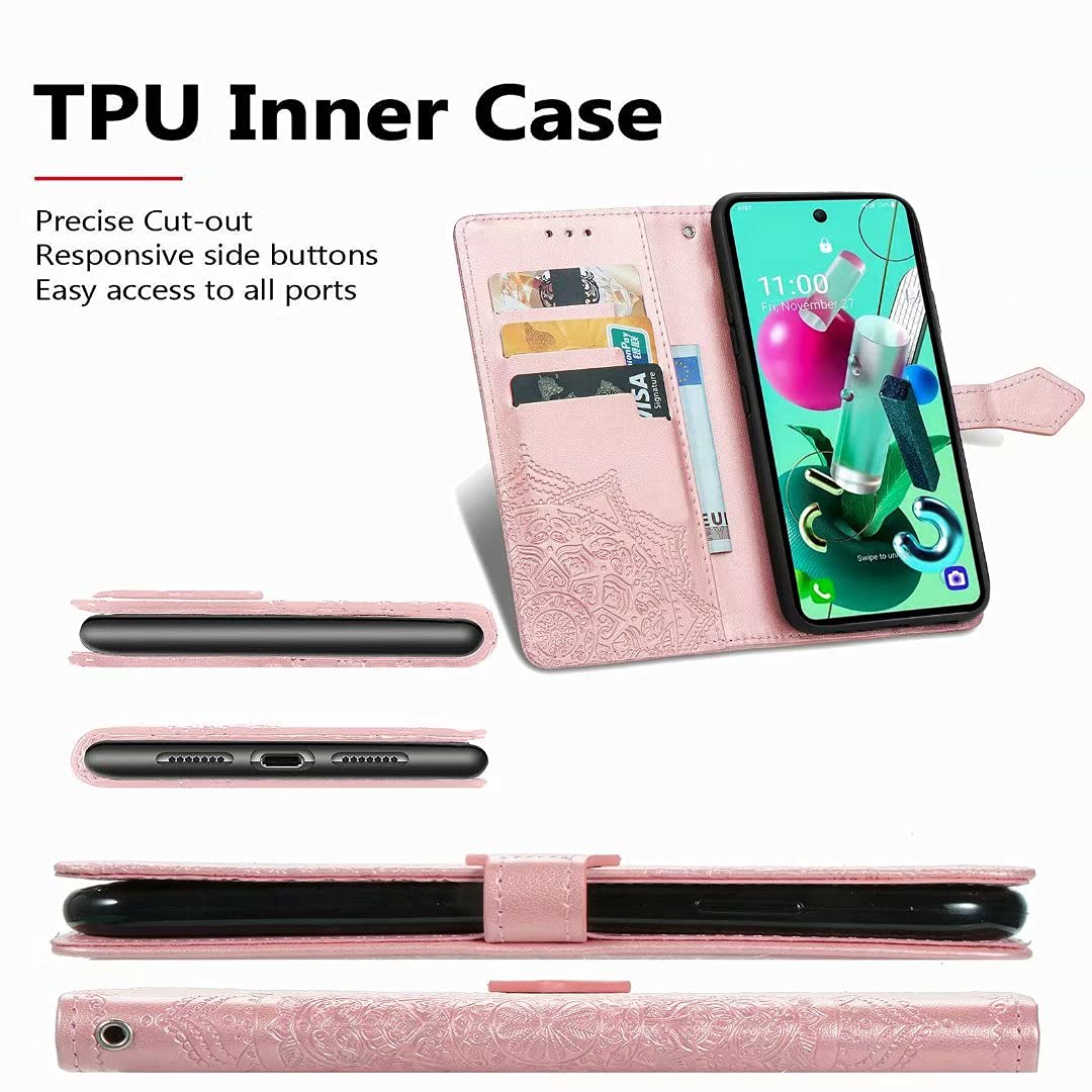 Custodia Portafoglio Per Cubot X30 Con Supporto E Slot Per Carte: Cover Magnetica In Pelle PU E TPU, Colore Oro, Angoli Rinforzati Antiurto - 2