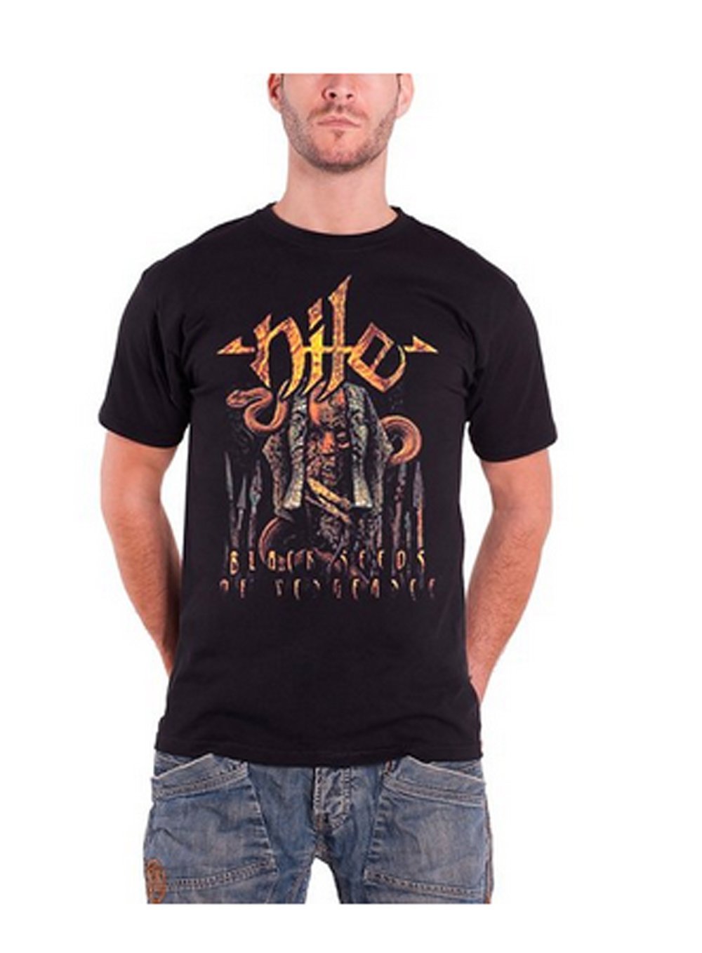 Nile - T-Shirt Black Seeds (in XL)