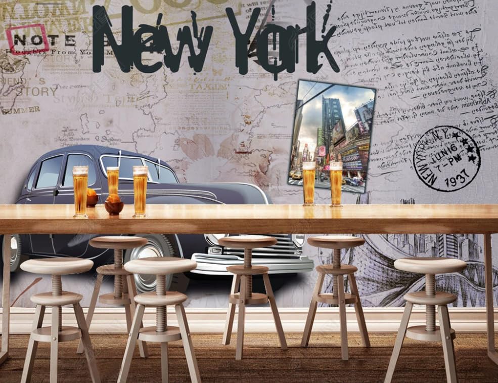 Papier peint intissé haut de gamme grand panoramique mural pour salon