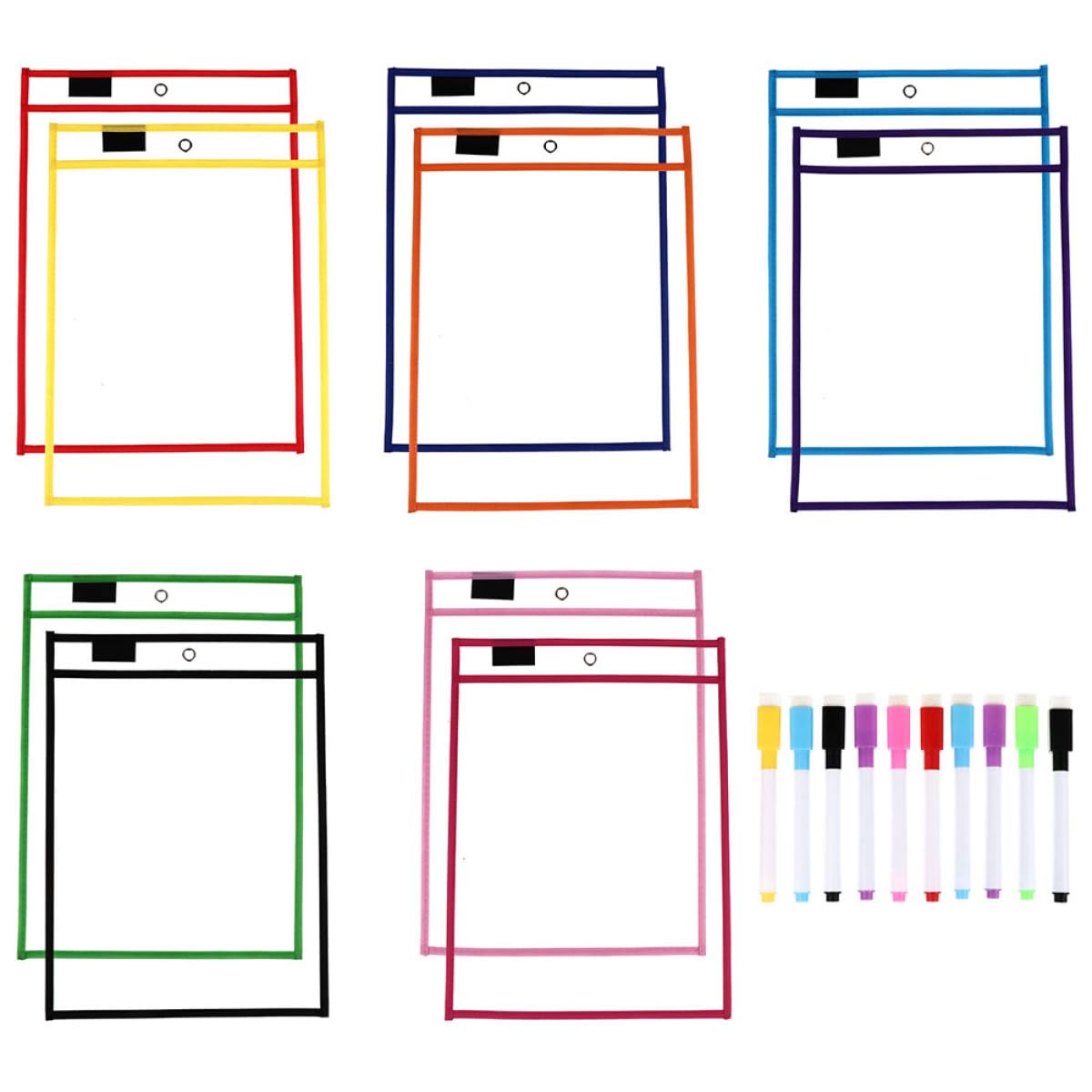 Pochettes transparentes effaçables à sec A4 Healeved en PET - 8
