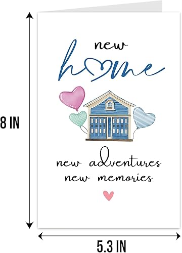 Miniatura 2 de Qiliji Nueva tarjeta de casa, tarjeta de inauguración de la casa, felicitaciones por su nueva tarjeta de casa, nueva tarjeta de apartamento, nuevas