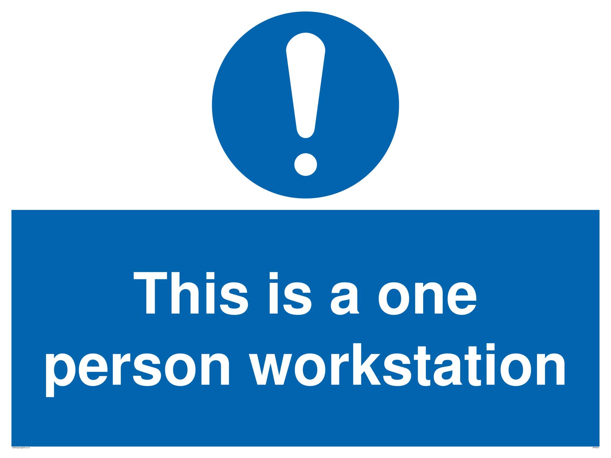 Esta es una estación de trabajo para una sola persona