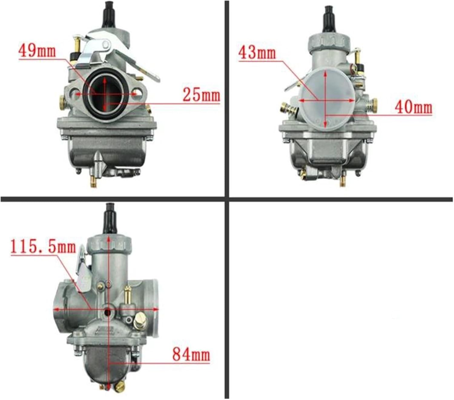 Engine Carburettor Motorcycle Carburetor For TS125 For TS100 For TS185 For TC100 For TC125 For DS100 For DS125 2-Stroke Engine Racing Carburetor