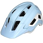 OUWOR Bike Helmet for Adult, Lightweight MTB Helmet with Adjustable Visor for Mountain/Road Cycling, 2 Sizes for Men Women (Blue)