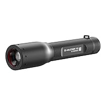 Ledlenser P3Rmini Torcia Tascabile LED, 140 Lumen, Ricaricabile, Portata Luminosa di 100m, autonomia Fino a 6 Ore, con Batteria al Litio, Batteria Inclusa, Stazione di Ricarica e Laccio anticaduta