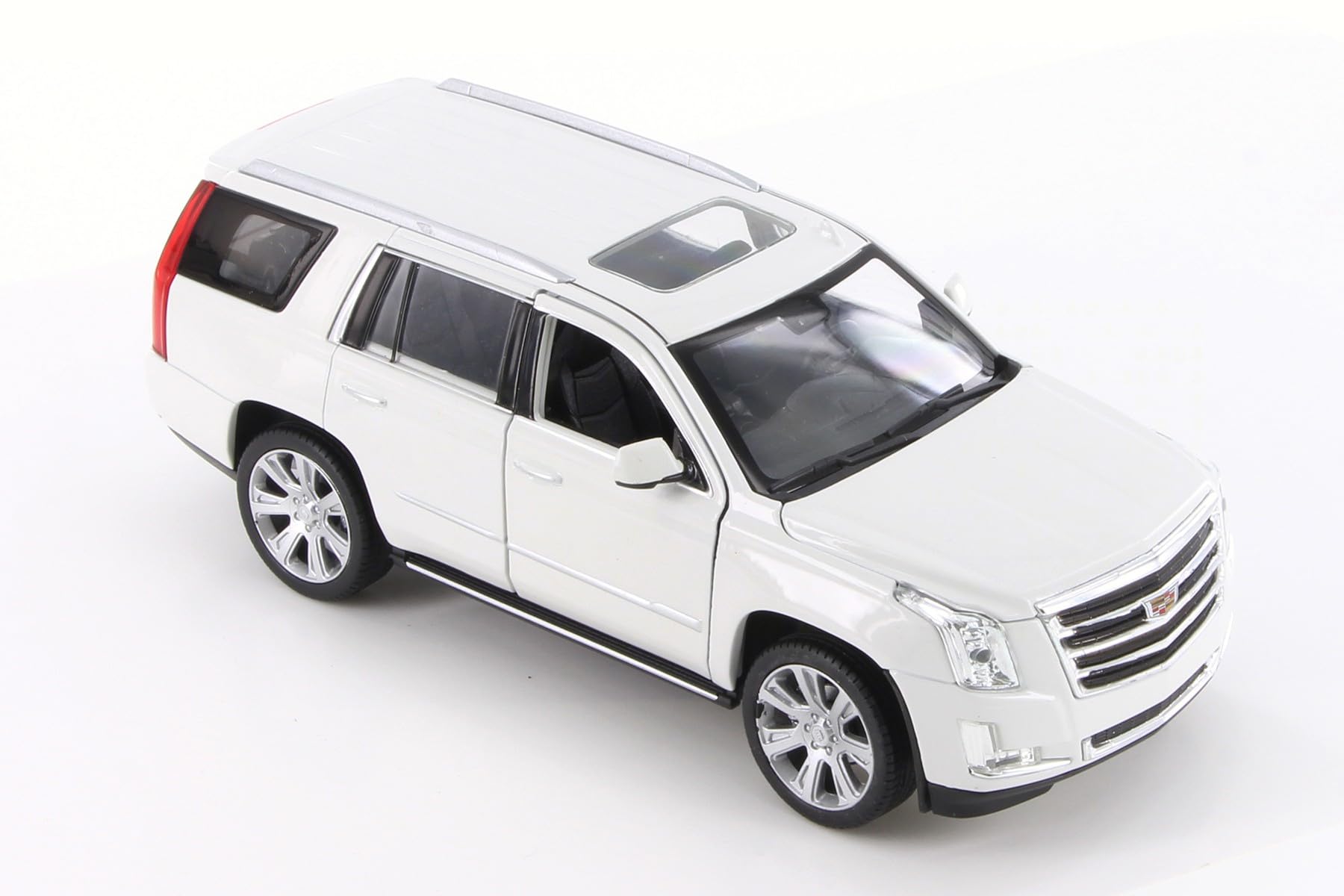 2017 Escalade SUV, White - Welly 24084/4D - 1/24 Scale Diecast Model Car