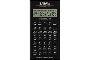Texas Instruments BA II Plus Professional - Financial Calculator (Silver)