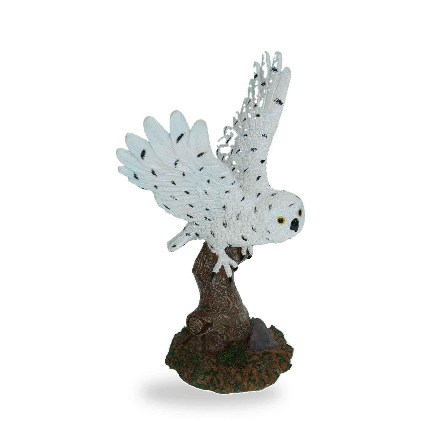 Cornelißen Polyresin Animal Figurine Snow Owl Height 17.5 cm