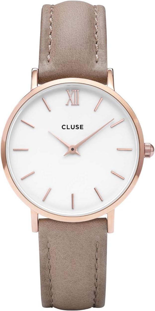 CLUSE Women's Analogue Quartz Watch with Leather Strap CL30043
