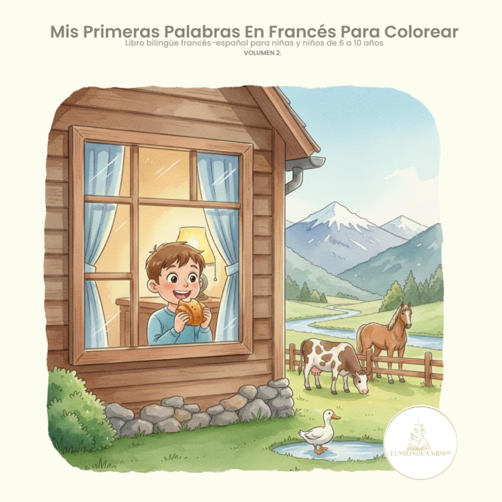 Mis primeras palabras en francés para colorear: Volumen 2