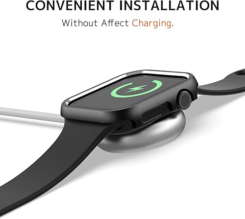 Miniatura 5 de NINKI Funda protectora delgada de aluminio para Apple Watch 11 de 1.654 in 2025 y serie 10 de 1.654 in 2024, sin protector de pantalla Funda