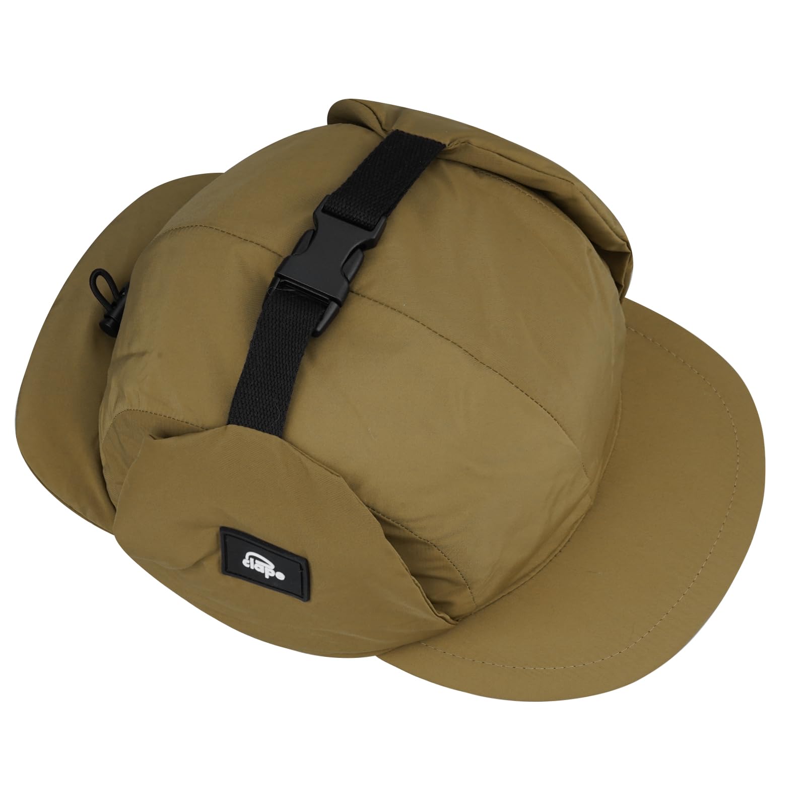 CLAPE Warm Winter Basecap Herren mit Ohrenklappen Winddicht Fliegermütze Trappermütze Verstellbar Schirmmütze Thermal Uschanka Russen Mütze