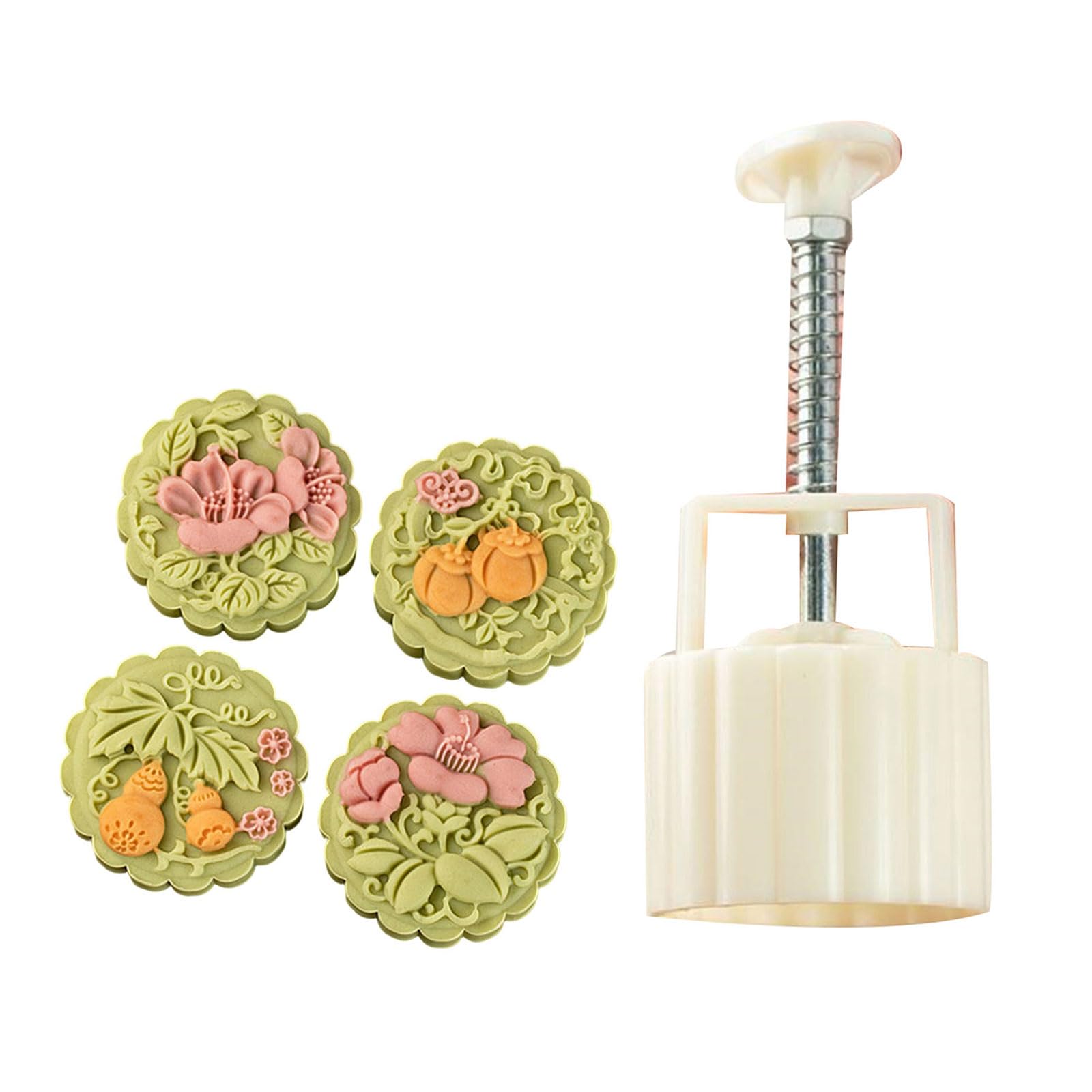 Xitea Persimmons And Persi Multiple Patterns Moon Cake Craft Tool Kitchen Pastry Mould With Pattern Sturdy Home Dessert Baking Mould Kitchen Gadgets