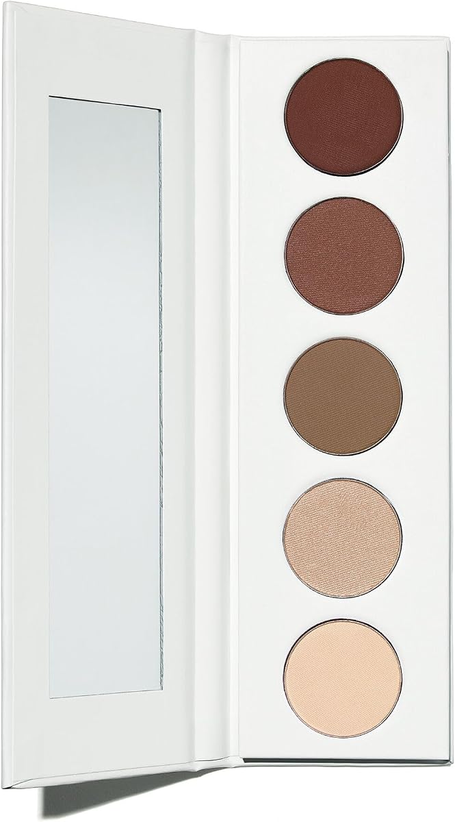 Power Palette Eyeshadow, Taupe | Five Long-wear, Hyper-pigmented Matte & Shimmer Shades For Intense Color, Vegan & Cruelty-Free