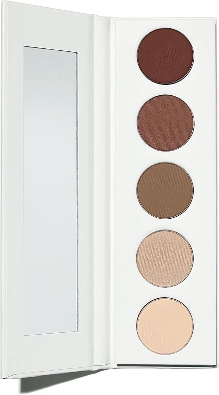 Power Palette Eyeshadow, Taupe | Five Long-wear, Hyper-pigmented Matte & Shimmer Shades For Intense Color, Vegan & Cruelty-Free
