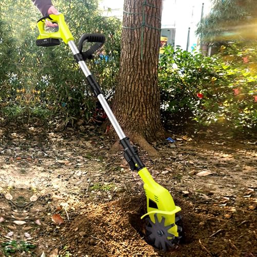 ELIKBH Electric Tiller Electric Tiller 97-127 cm Adjustable Handle Range Cultivation Tiller Lawn & Yard Equipment & Supplies