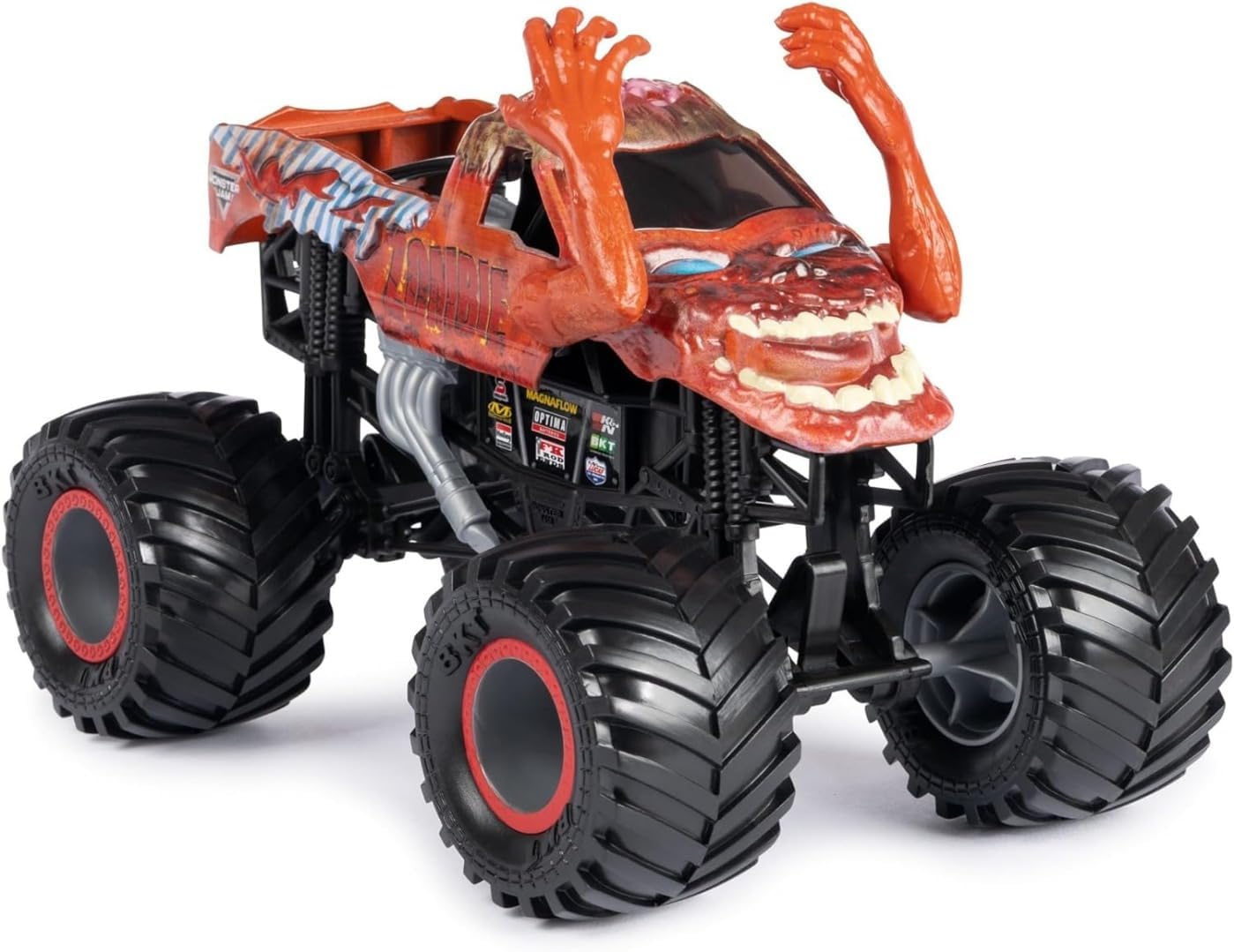 Monster Jam Official 1:24 Scale Diecast Monster Truck Series 19 Red Zombie