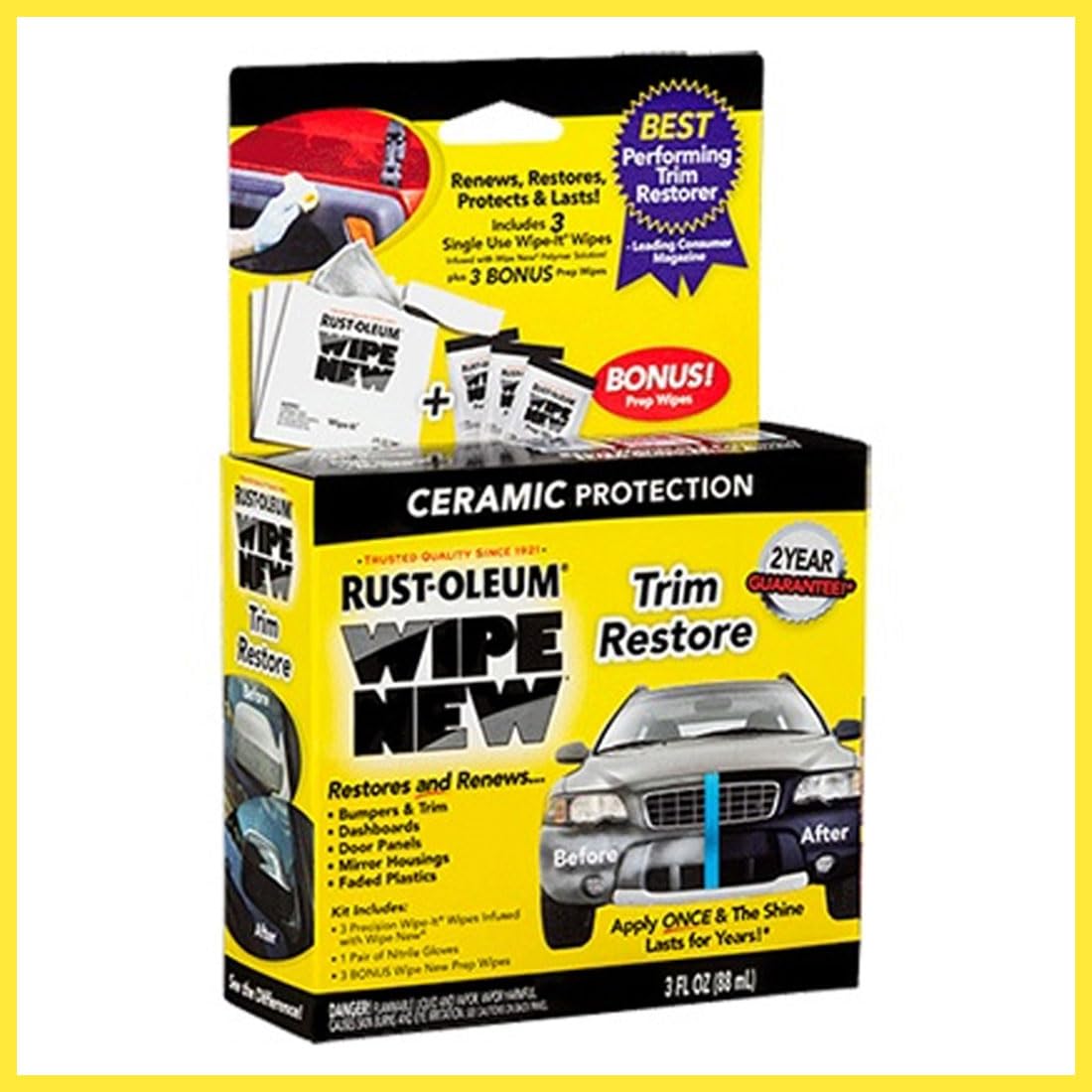 Wipe New Trim Restorer - 6 Pack