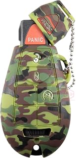 1x New Key Fob Remote Fobik 4 buttons Silicone Cover Fit/For Chrysler Dodge Jeep Volkswagen VW