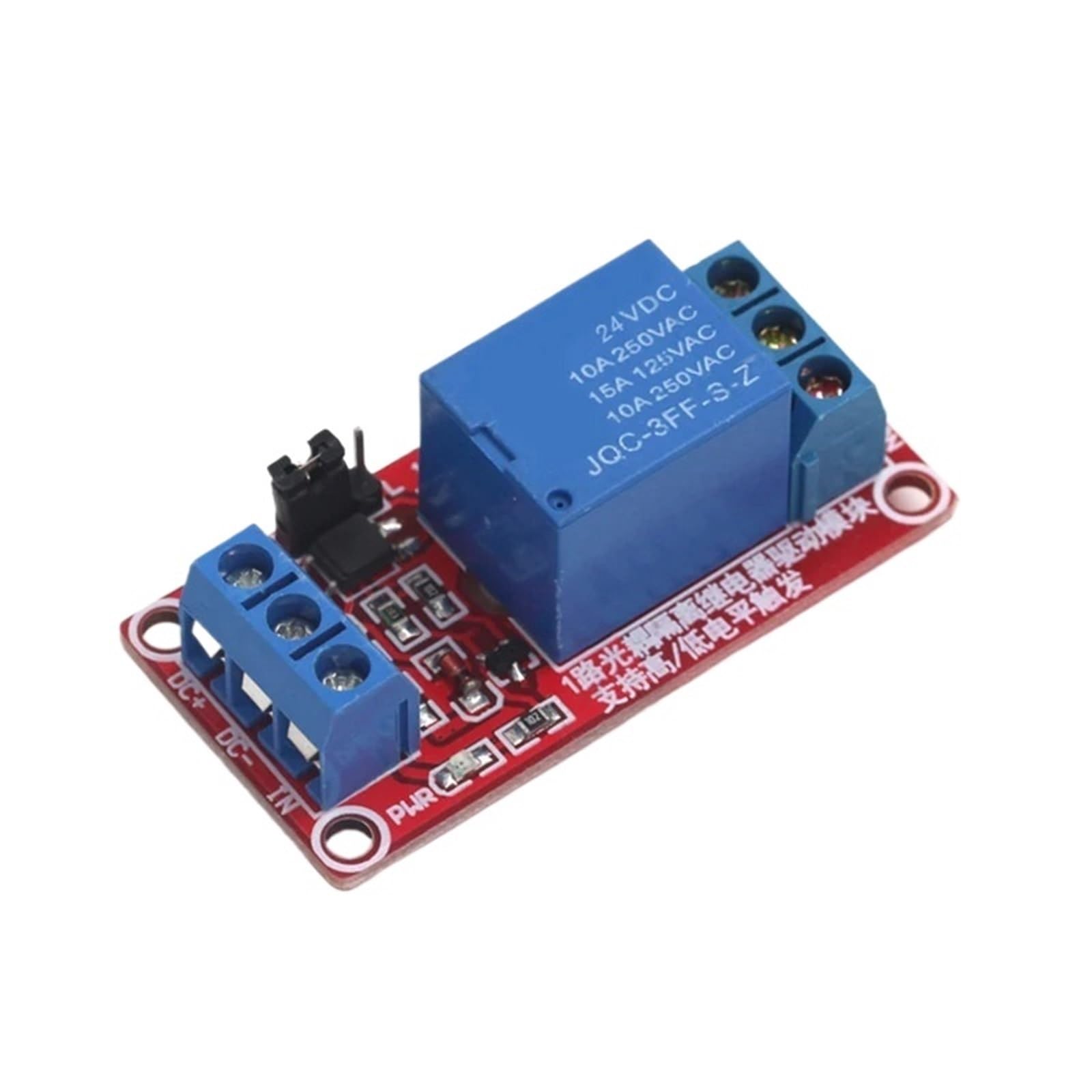 High/Low-Level-Trigger-Relaismodul, 1/2/4/6/8 Kanal, 5 V, 12 V, 24 V, intelligentes Heimsteuermodul, mit Optokoppler-Isolationsausgang(1 Channel 3.3V red)