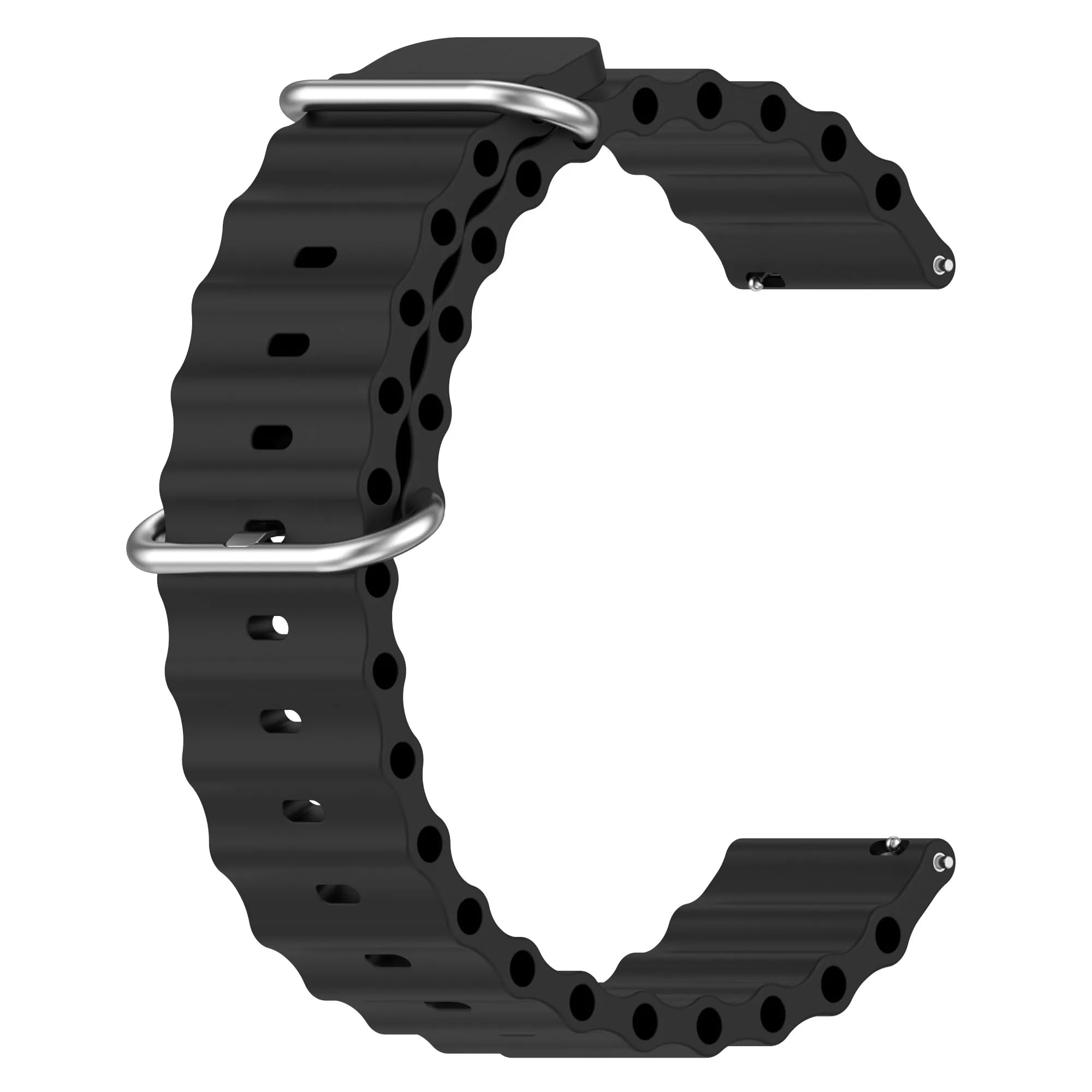 DHIMAHI 22mm Replacement Sport Strap Band For Fire Bolt Talk Bsw004/Bsw006/Ninja Call Bsw025/Thunder/Bsw017,Mi Watch Revolve Active Smart watch soft Silicone Belt Straps For Men Women (Black) (B0CVQMQ67D) Amazon Price History, Amazon Price Tracker