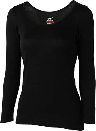 ミズノ プレミアホットインナーブレスサーモ メリノウール/for Active/for Daily 中厚 クルーネック/ラウンドネック長袖シャツ ウィメンズ 発熱素材 C2JAC851 C2JAC831 C2JAC821