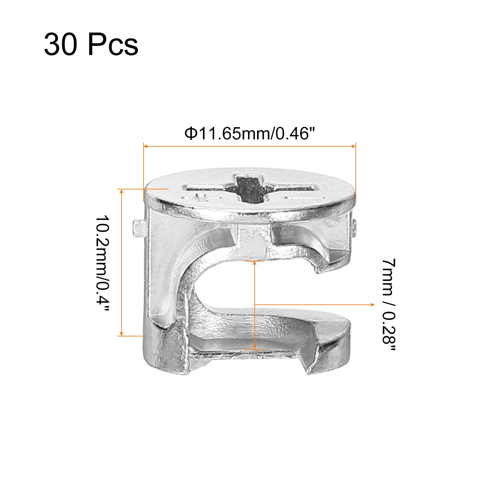 QUARKZMAN Dado A Camme Per Mobili, 10pz 12x10mm Connettore Di