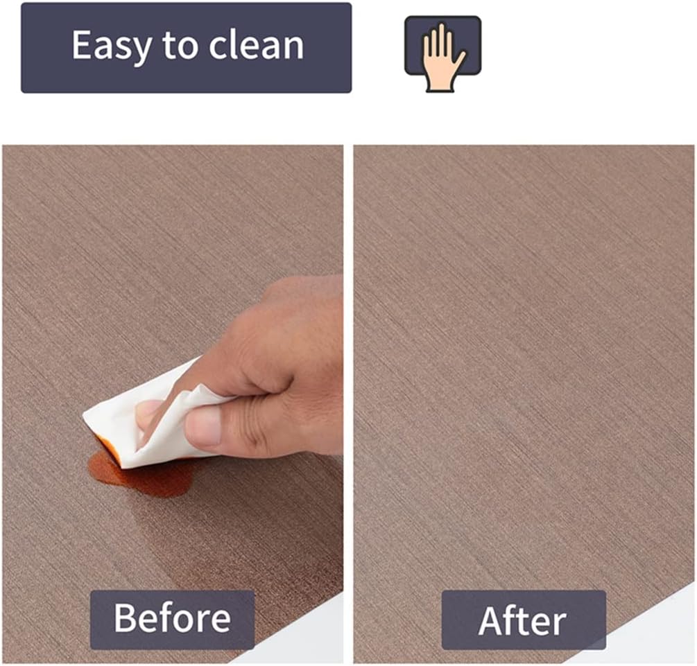 HBJWOV Placemat Waterproof PVC Table Mat Kitchen Dining Table Decoration Bowl Coaster Insulation Table Mat