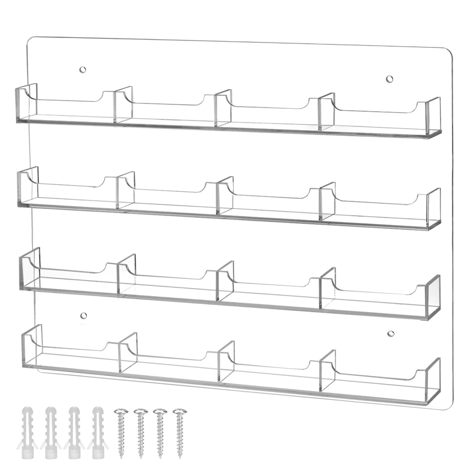 Porte-cartes de visite mural acrylique pour en finir avec le désordre sur votre comptoir