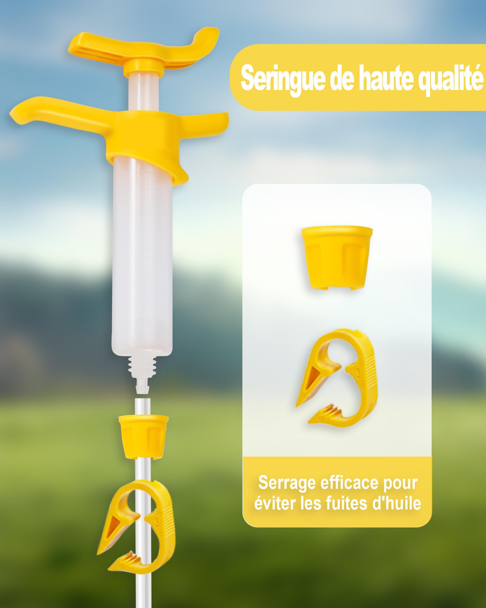 Kit Purge Frein pour Freins à Disque Hydrauliques Sram, Avid. Kit Purge Frein Hydraulique pour Vélo Comprenant des Adaptateurs Métalliques et du Liquide de Frein Dot 5.1 de 150 ML