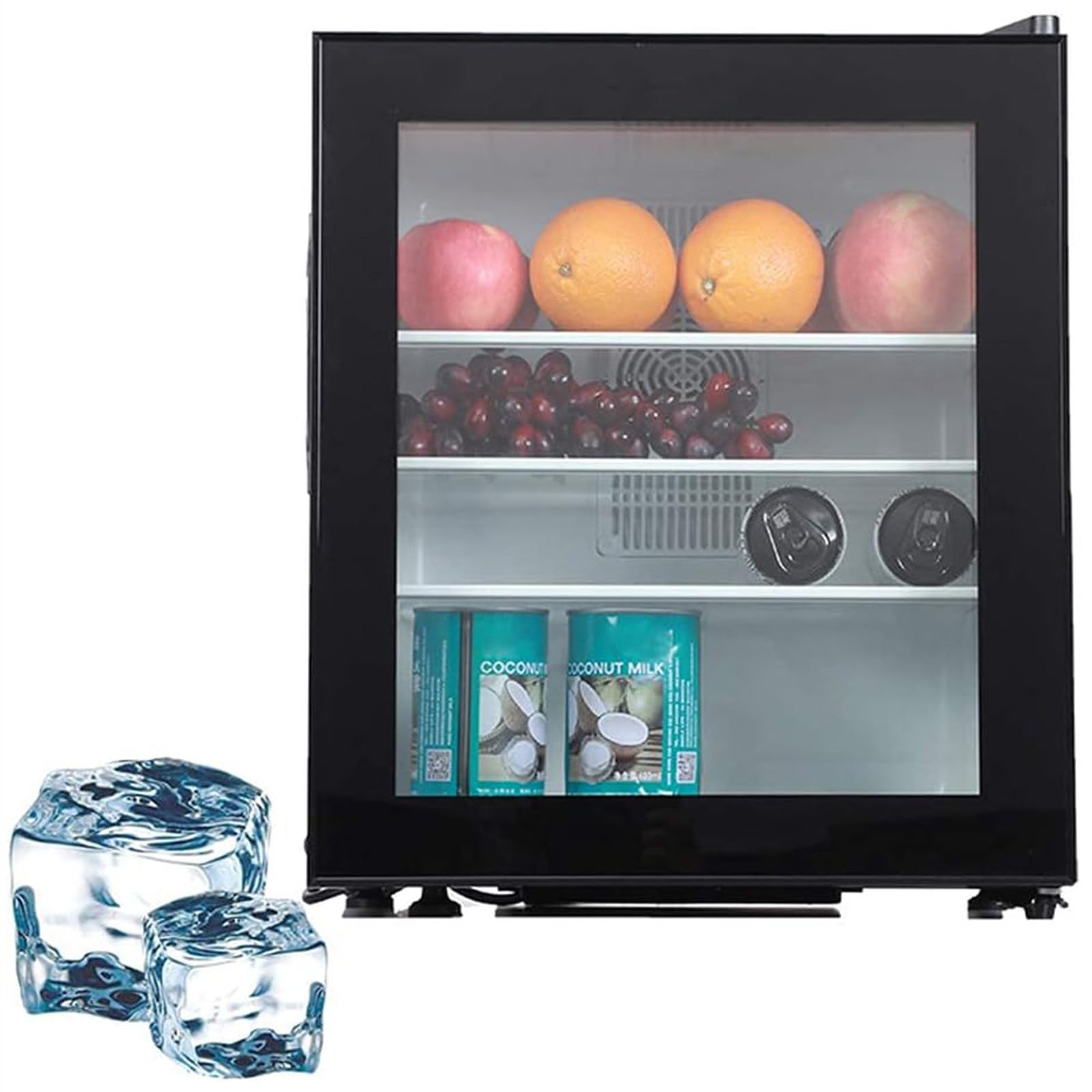 DPQYJPP Tabletop Mini Cooler | 20L/30L/40L Upright Single-Door Cooler 30L