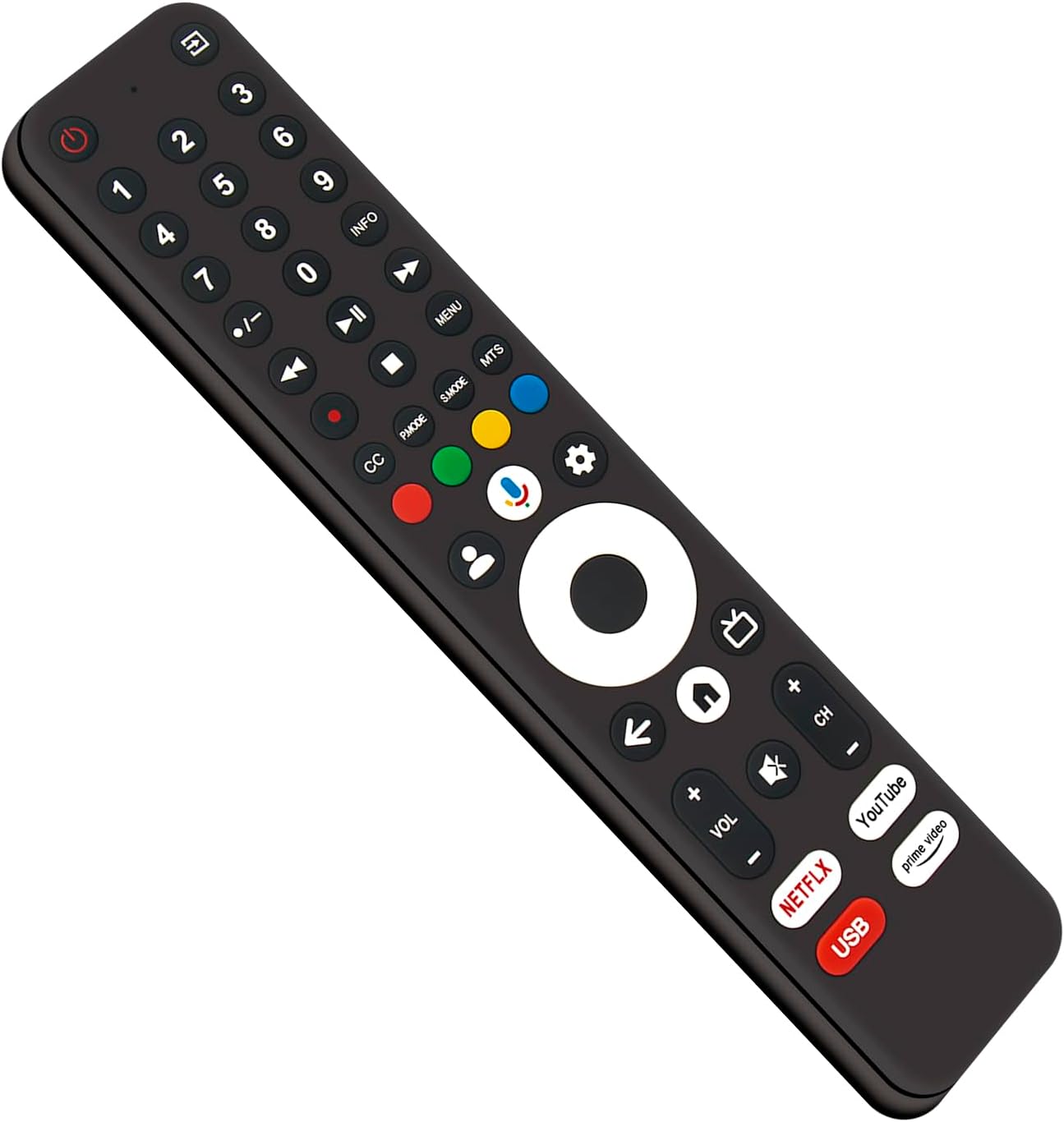 WINFLIKE New Replacement Remote Control fit for Tutu 43"" Ultra HD 4K LED TV Remote Controller image 5