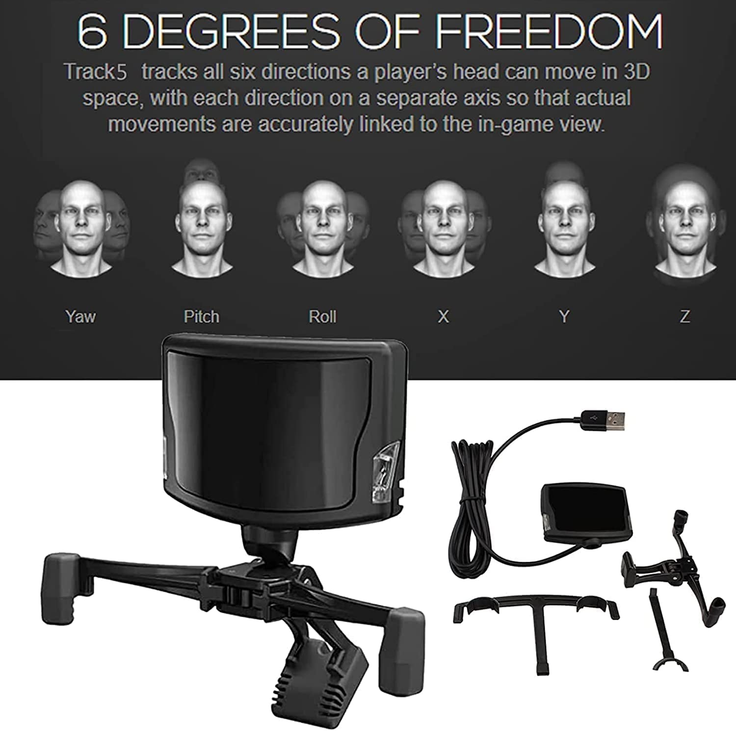 Amazon.com: Trackir 5 + Track Clip Pro Optical Head Tracking