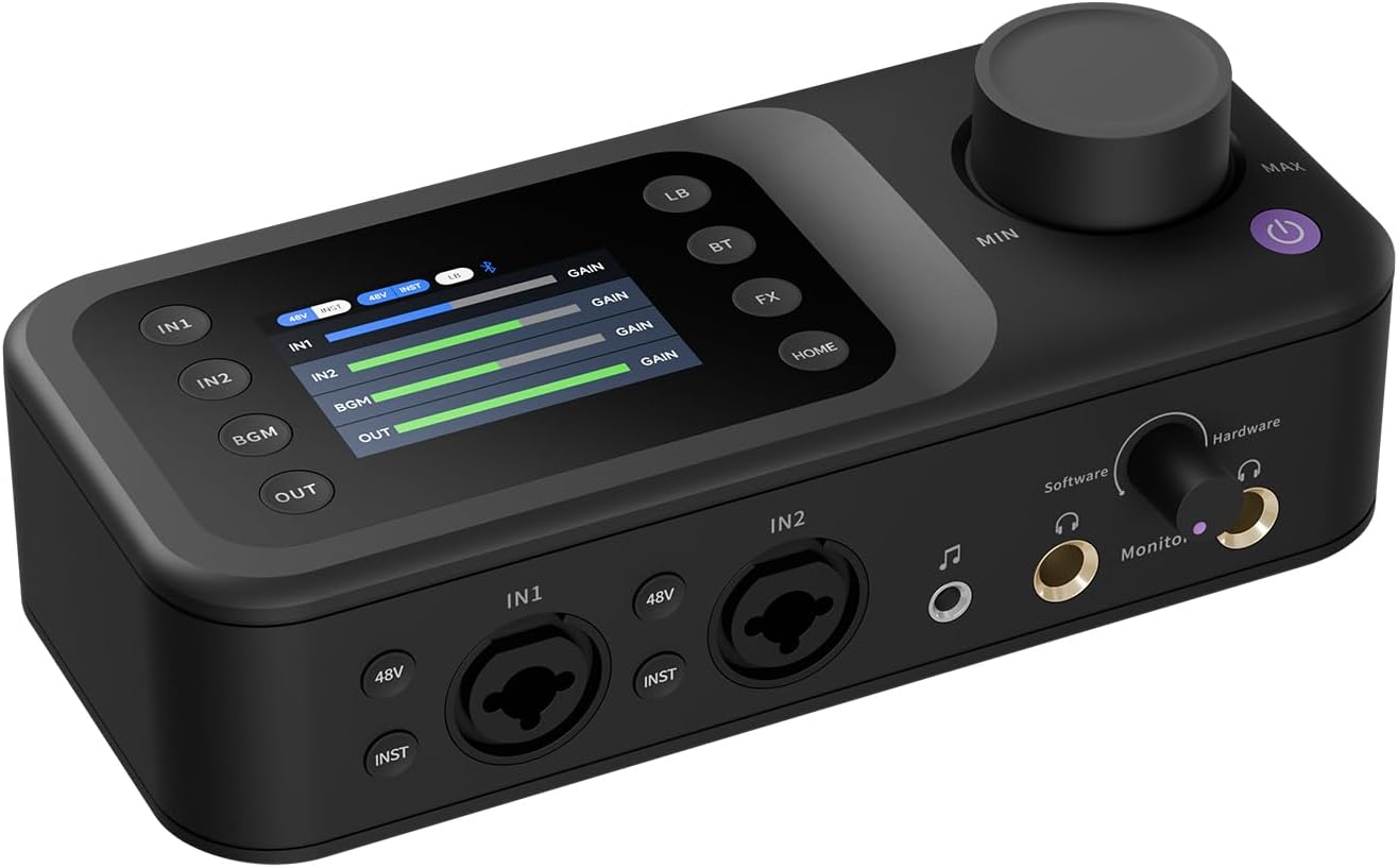 Amazon.com: NearStream Audio Interface with Pro Preamp, 10 Channels ...