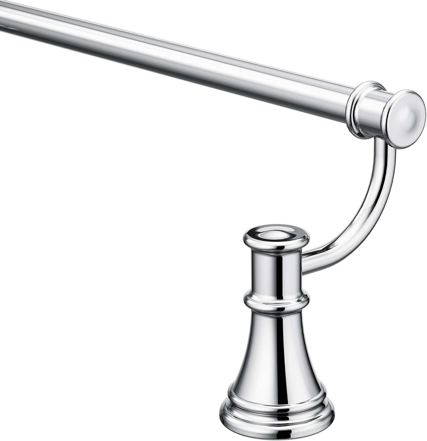 Moen YB6424CH Belfield 24-Inch Bathroom -Towel Bar, Chrome 24-Inch Chrome