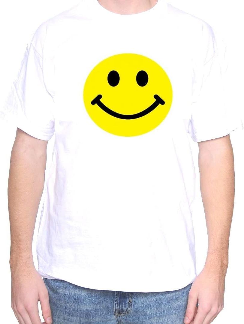 T-shirt: Smiley Face - small, white