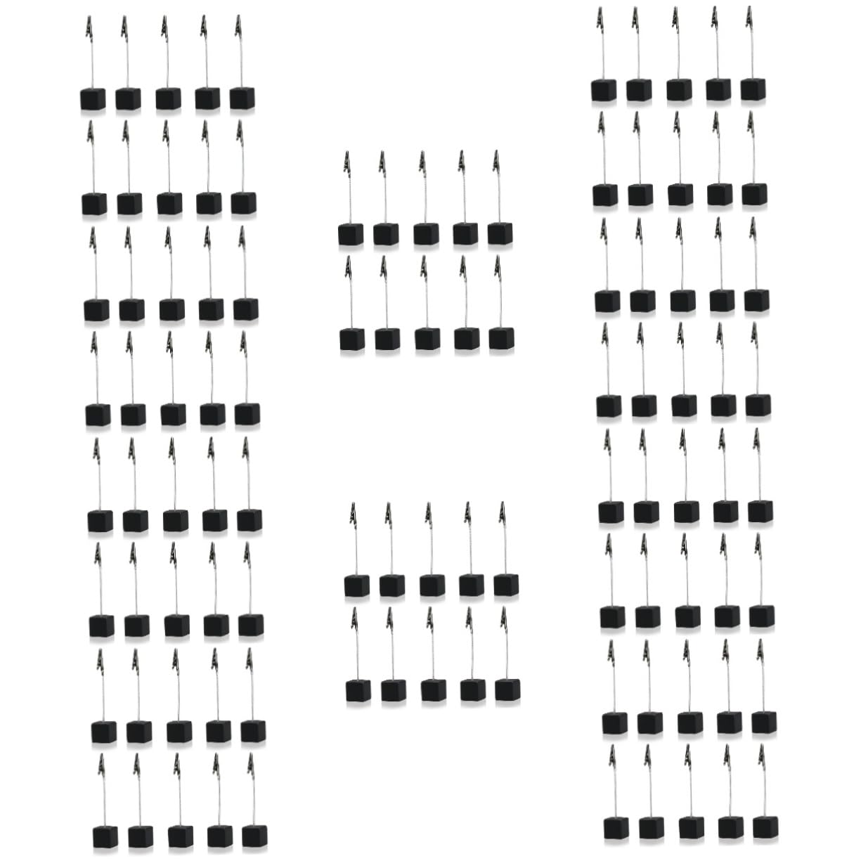 Tofficu 100 Pz Fermaglio Per Appunti Porta Clip Per Appunti Supporto Per Graffette Fotografiche Carta Supporto Per Morsetto Numerico Nota Portanumero Da Tavolo Portafoto Per Tavoli