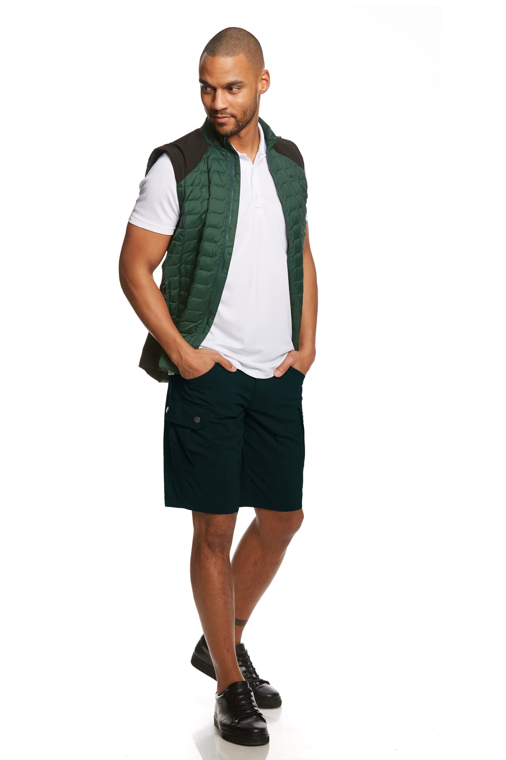 Jeff Green Heren elastische sneldrogende lichte korte cargo outdoor functionele broek Stan