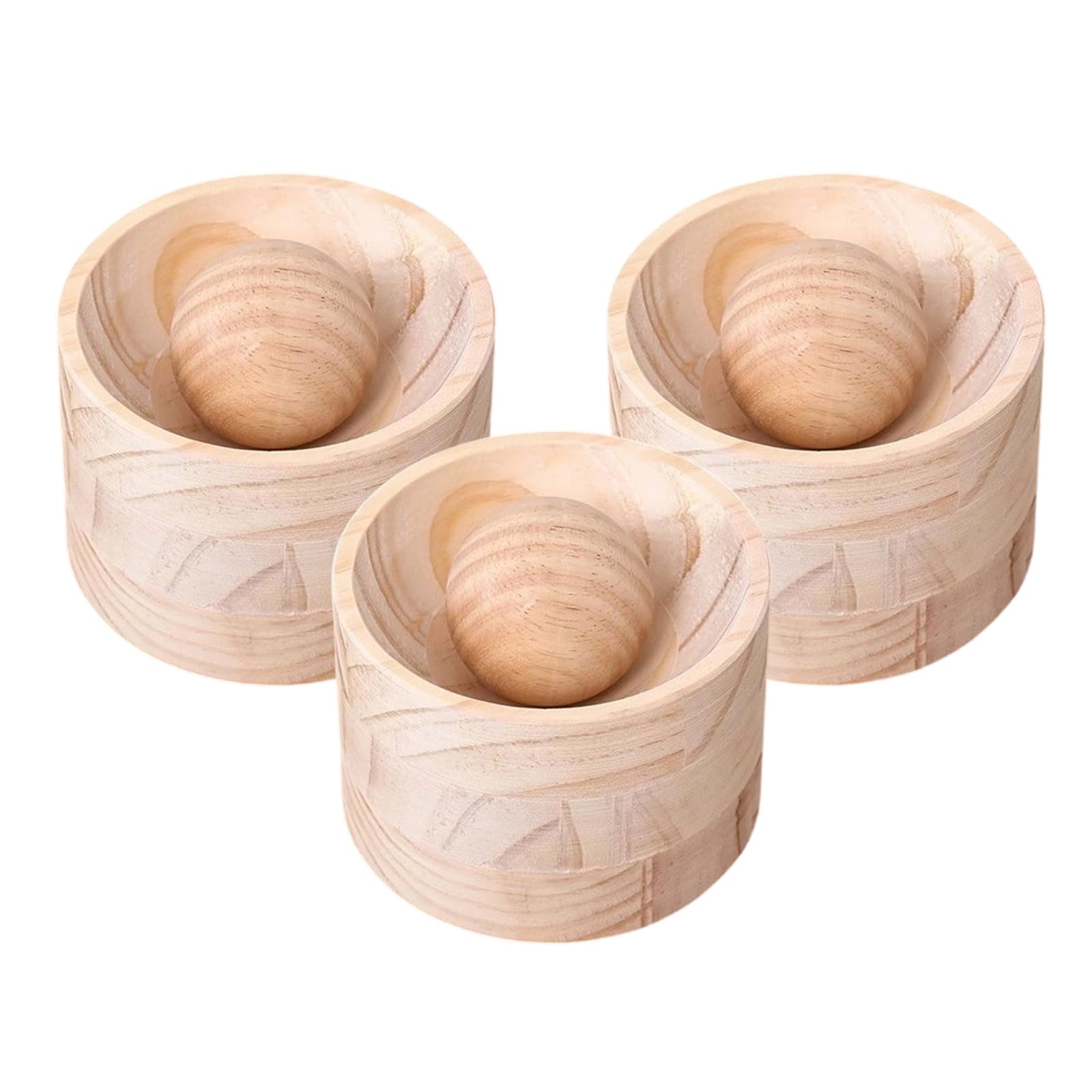 Tsophreniq Wooden Traditional Chinese Dumpling Maker Round Dough Press Easy to Use and Clean for Homemade Meals Wooden Pierogi Maker