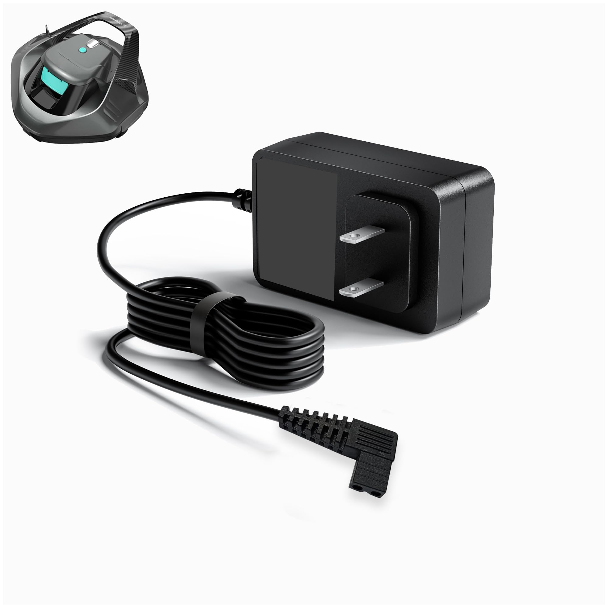 12.6V Charger Adapter for Seagull SE Cleaner Compatible with AIPER S E Cordless Robotic Pool Automatic Vacuum Replacement Power Supply Cord