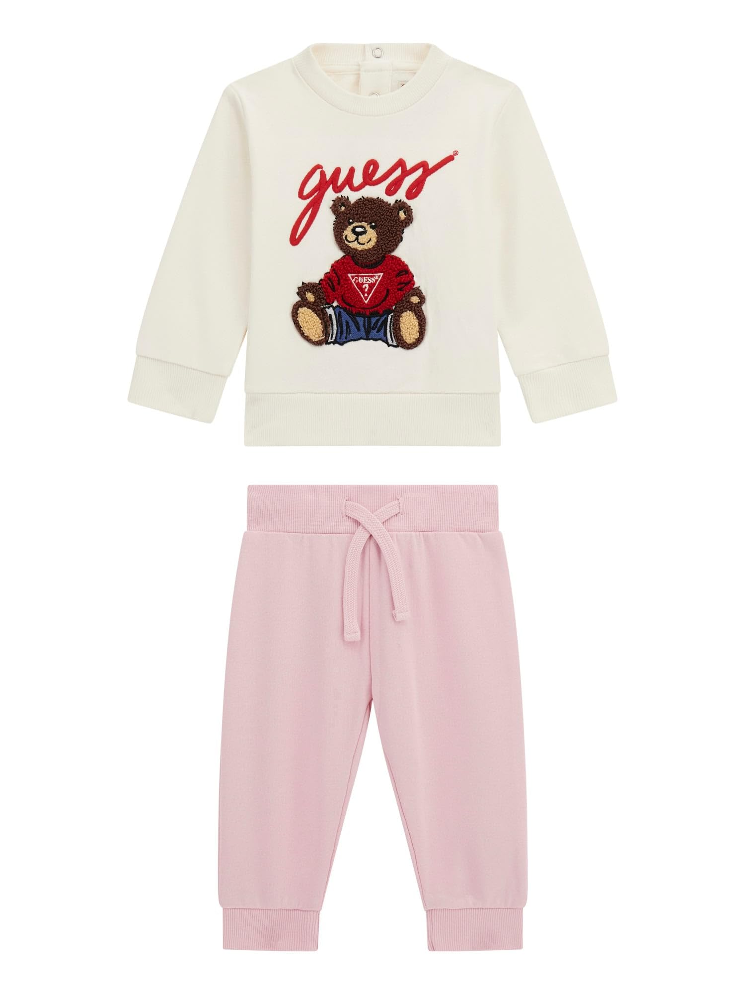 GUESS Set Ls Active Top+active Pants-h5yi00kax74 SET LS ACTIVE TOP+PANTALONI ATTIVI Unisex - Adulto (Pacco da 1)