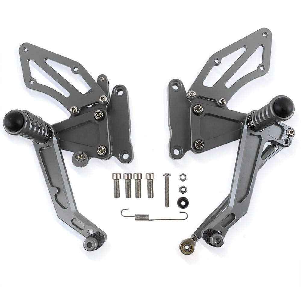 Reposapiés trasero for motocicleta, reposapiés for pasajero, pedal, estribera trasera, juego + soporte de montaje, for, G310R