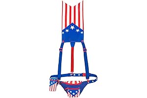 American Flag Suspenders for the 4th of July
