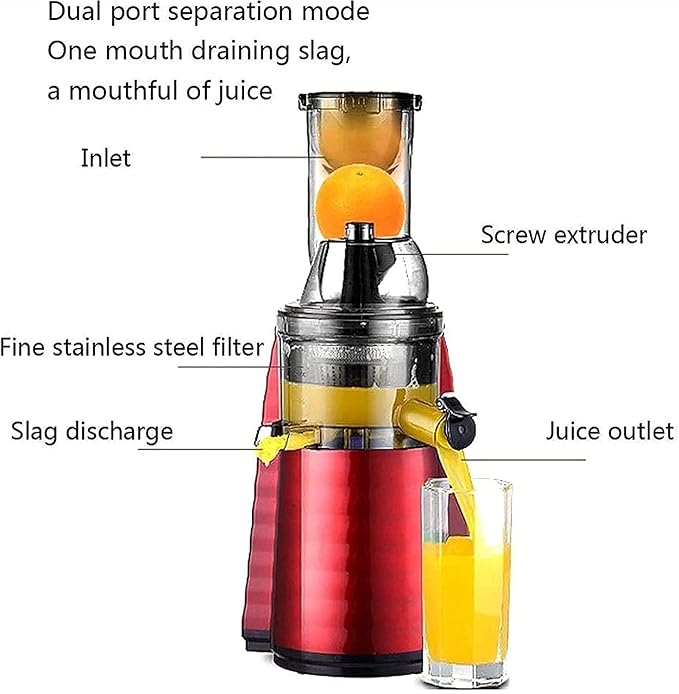 Extractor de Jugos Prensado en Frío Boca Ancha 150W Motor Silencioso miniatura 6