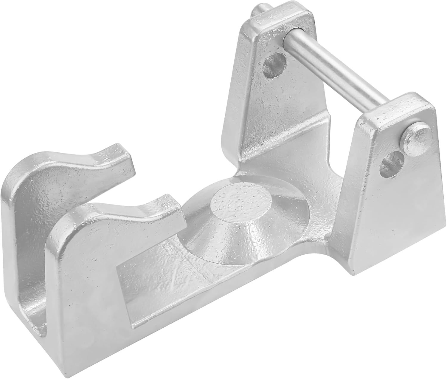 Quality Aluminum Gooseneck Trailer Lock, Thickened and Upgraded for Greater Peace of Mind When Parking Your Trailer - Silver