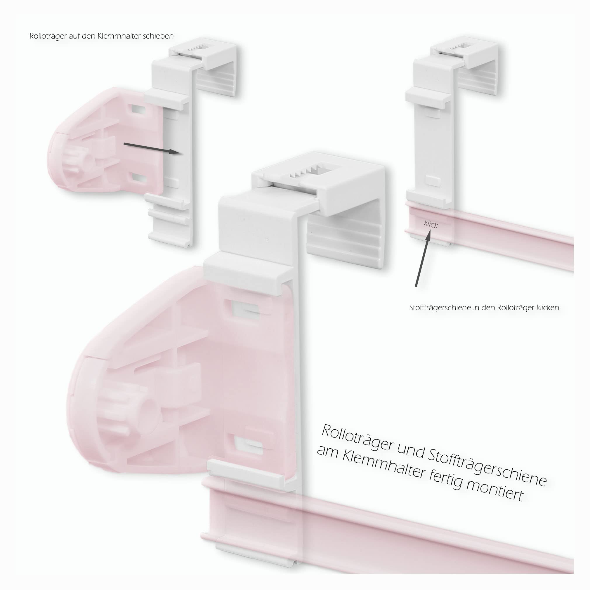 KLEMMFLEX Plakhouder Kort, Voor Klemmfix Rolgordijn, Dubbel Duo Zonder Boren Om Te Lijmen 8 Stuks Als Accessoire Reserveonderdeel Bevestiging Aan Vast Pvc Raam 664294223 KLEMMFLEX Plakhouder Kort, Voor Klemmfix Rolgordijn, Dubbel Duo Zonder Boren Om Te Lijmen 8 Stuks Als Accessoire Reserveonderdeel Bevestiging Aan Vast Pvc Raam 664294223