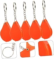 Vista 2 de STOBOK Lupa plegable de mano de 5 uds., llavero de joyería, libros, mapas, lupa plegable portátil, inspección de lectura